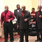 Entertainment by gospel singers the Bullock Brothers.